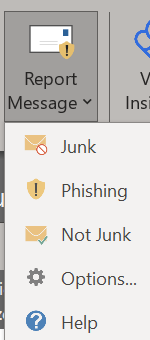Email Security Outlook Plugin – Report message - Email Security