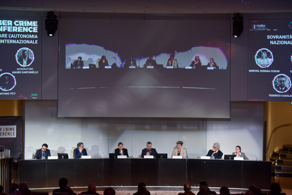 Cyber Crime Conference 2025: Ginevra Cerrina Feroni, Mauro Santaniello, Federico Casolari, Stefania Ducci, Giusella Finocchiaro, Giorgio Martellino, Antonio Teti