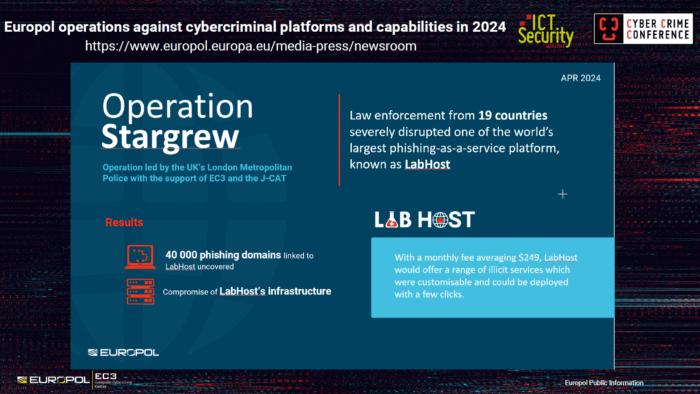 Lotta alla criminalità informatica:, cybercrime: Operazione Stargrew, Europol