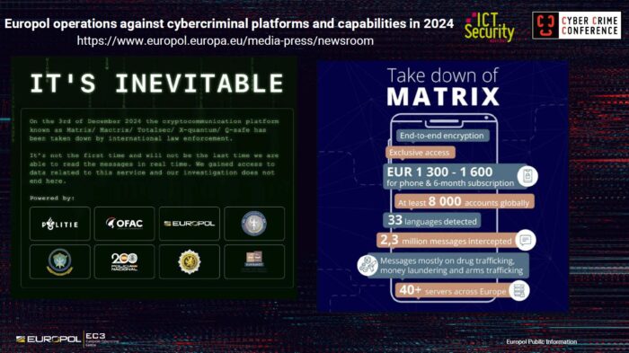 Lotta alla criminalità informatica:, cybercrime: Operazione Matrix, Europol