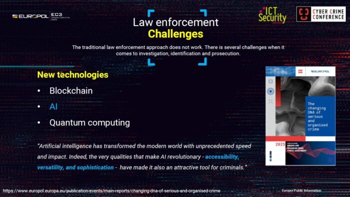 Lotta alla criminalità informatica:, cybercrime: sfide future 2025, Europol