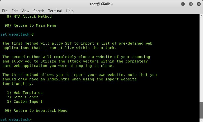 Social Engineering Toolkit - Simulazione di un furto di credenziali e creazione di un payload per prendere il controllo della macchina di una vittima