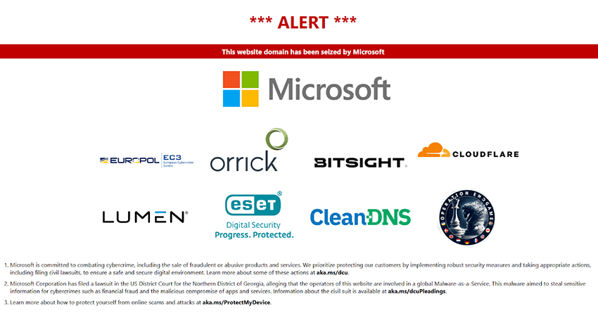 Lumma Stealer: Europol e Microsoft unite contro il cybercrime