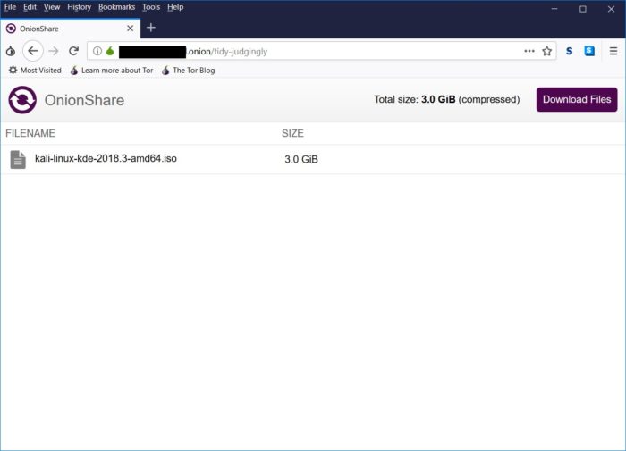 Onionshare, trasferire i file in modo anonimo e sicuro sfruttando la rete TOR