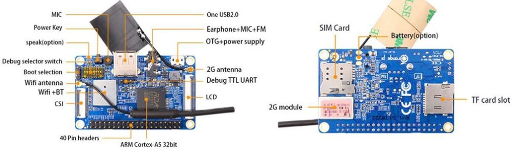 Orange-Pi, una scheda singola a basso costo per creare uno smartphone modulare fai da te