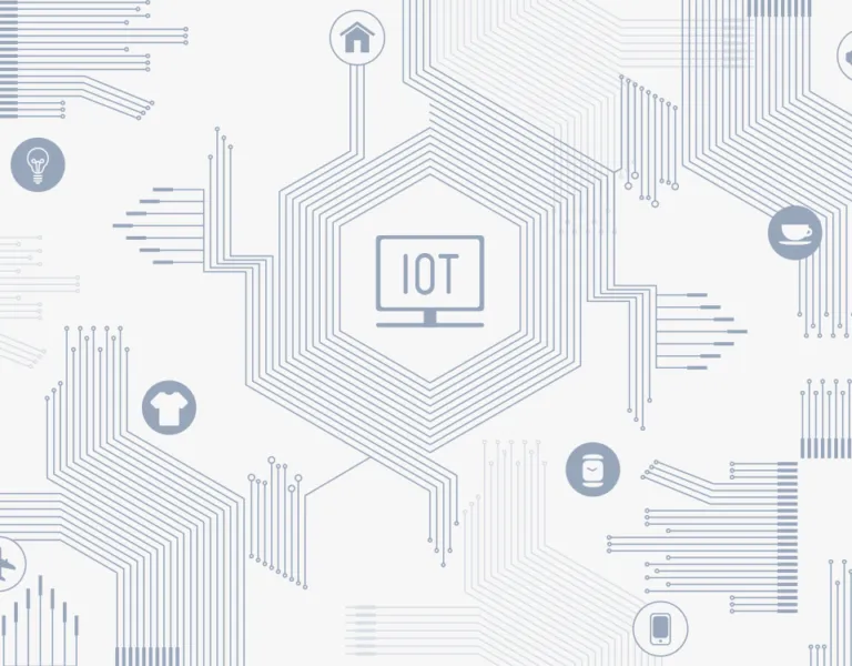 Penetration test: superficie d'attacco per un dispositivo IoT, evidenziando le componenti critiche e le potenziali vulnerabilità nella rete e nelle comunicazioni.