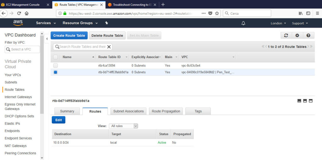 Penetration Testing tra le nuvole con Amazon Web Service e Kali Linux