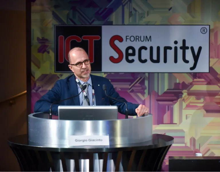 Il Professor Giorgio Giacinto al 23° Forum ICT Security parla di machine learning per individuare componenti malevoli nelle applicazioni Android
