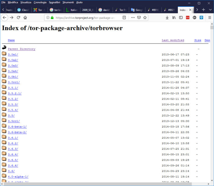 Analisi forense di Tor Browser Bundle su sistemi Windows
