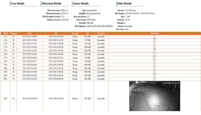 Analisi forense dei sistemi di videosorveglianza