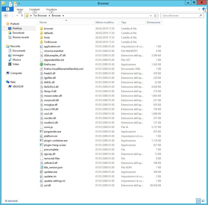Analisi forense di Tor Browser Bundle su sistemi Windows