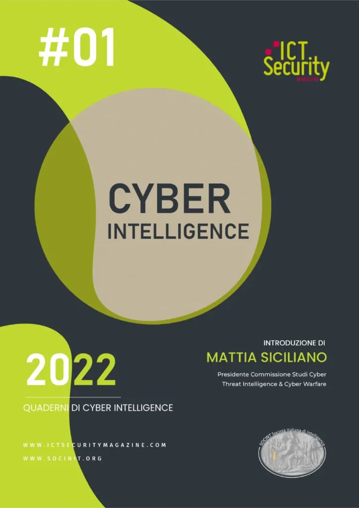 Copertina del whitepaper Quaderni di Cyber Intelligence #1