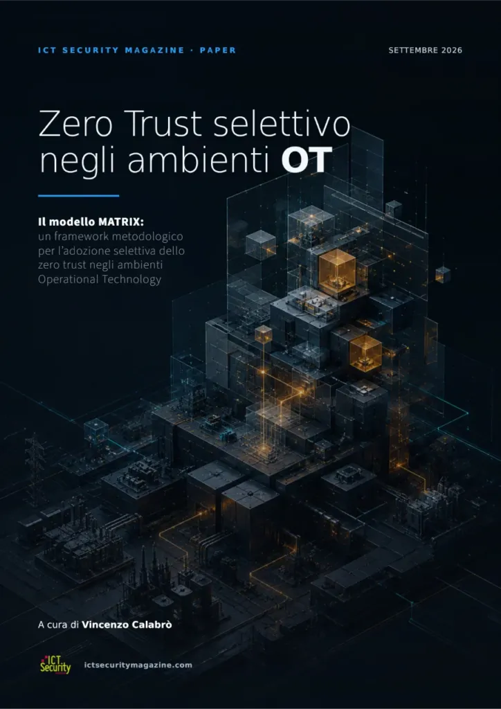 Copertina del whitepaper Zero Trust selettivo negli ambienti OT: il modello MATRIX