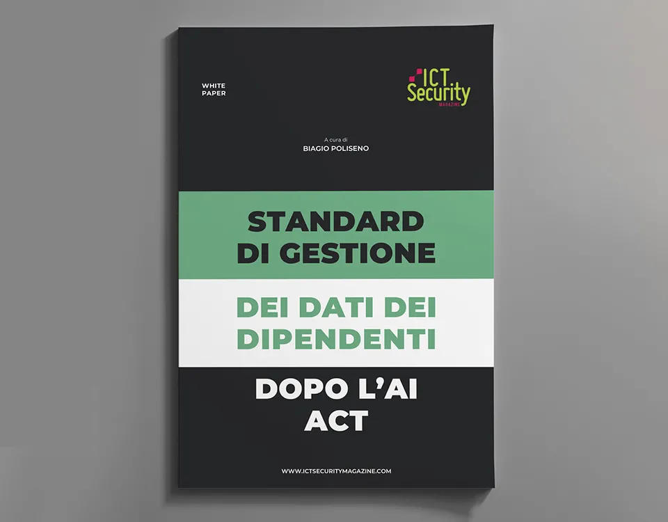 Copertina del whitepaper Standard di gestione dei dati dei dipendenti dopo l’AI ACT