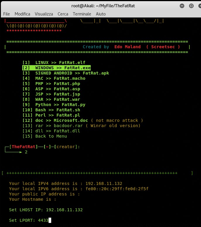 Tecniche di evasione degli Antivirus. Veil e TheFatRat. Ecco perché l’uomo costituisce la difesa più importante contro il Malware