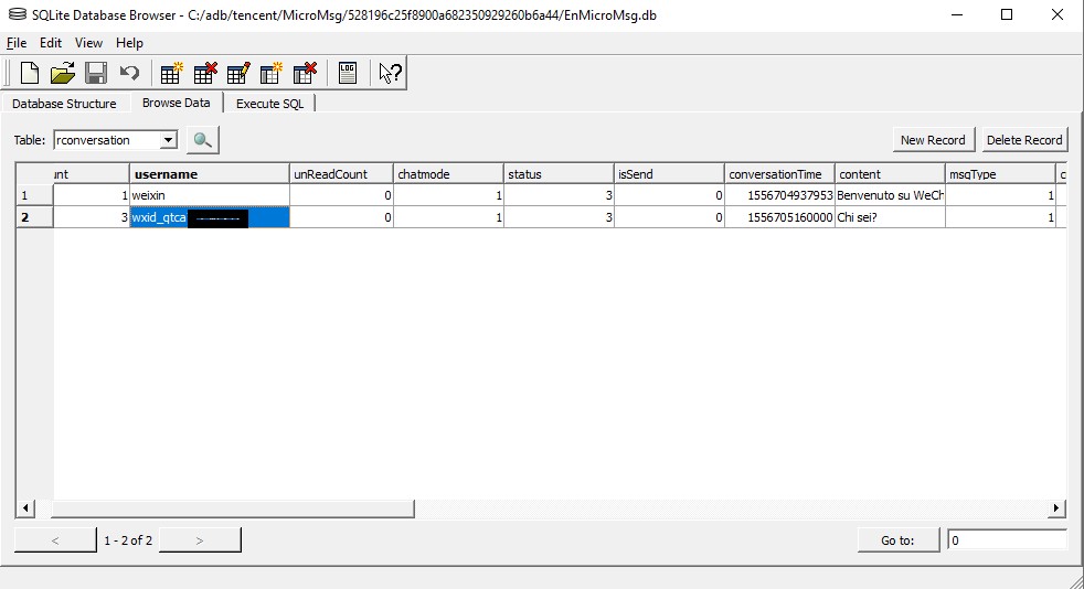 WeChat Forensics – parte II