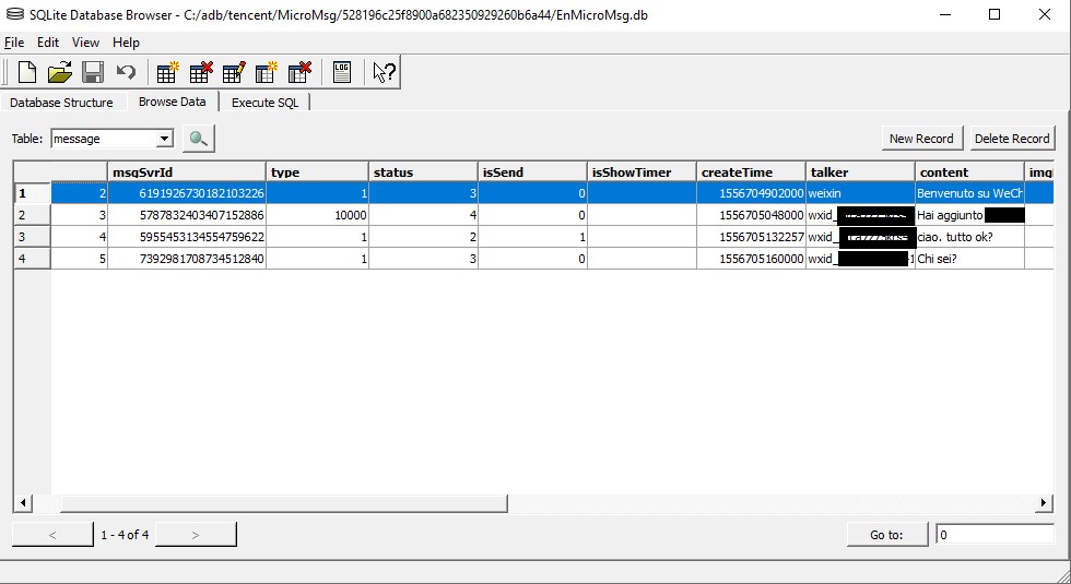 WeChat Forensics – parte II