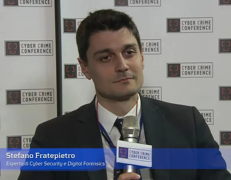 Stefano Fratepietro - Intervista al Cyber Crime Conference 2018