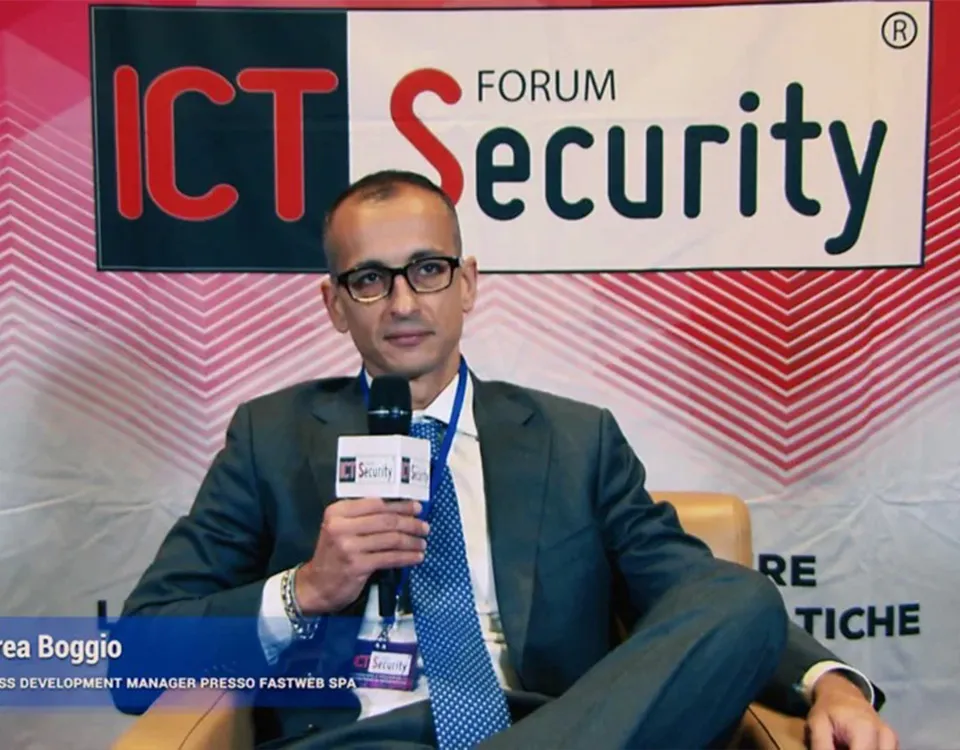 Andrea Boggio - Intervista al Forum ICT Security 2018