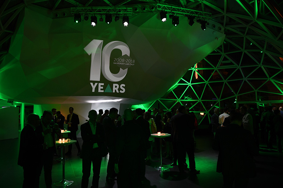 10th Anniversary Party di Kaspersky Lab Italy