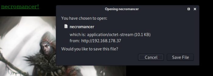 A case history: CTF Necromancer – Parte 3