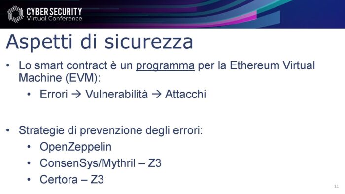 Finanza decentralizzata e sfide di sicurezza: gli Smart Contracts