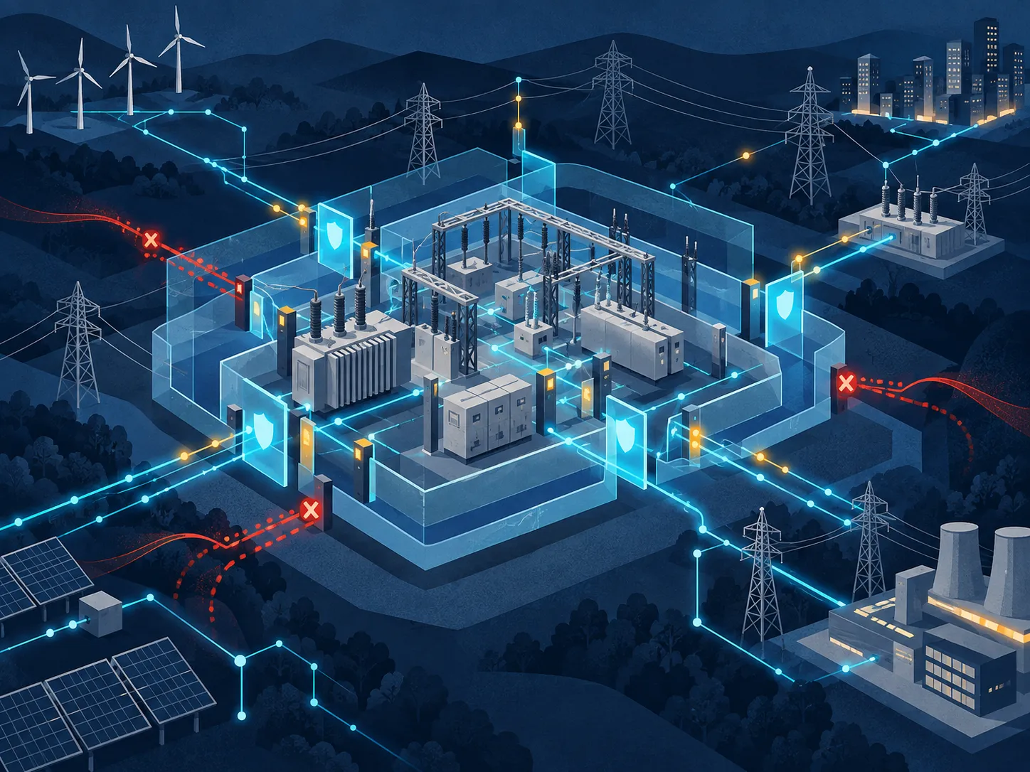 sottostazioni elettriche_Sottostazione protetta nella smart grid