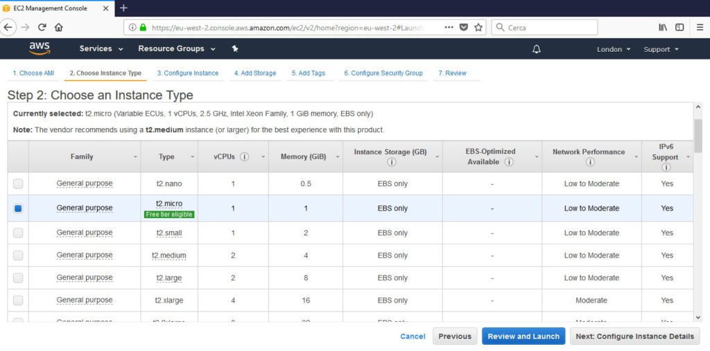 Penetration Testing tra le nuvole con Amazon Web Service e Kali Linux