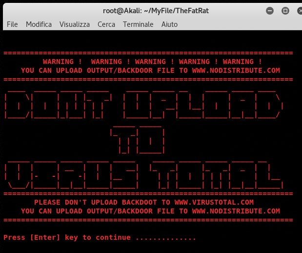 Tecniche di evasione degli Antivirus. Veil e TheFatRat. Ecco perché l’uomo costituisce la difesa più importante contro il Malware