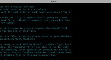 A Case History: Exit Through the Tor