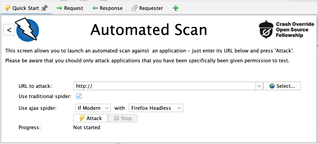 OWASP Zed Attack Proxy (ZAP) - ZAP Attack automated scann